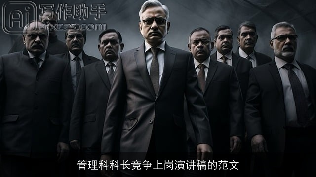 管理科科长竞争上岗演讲稿的范文