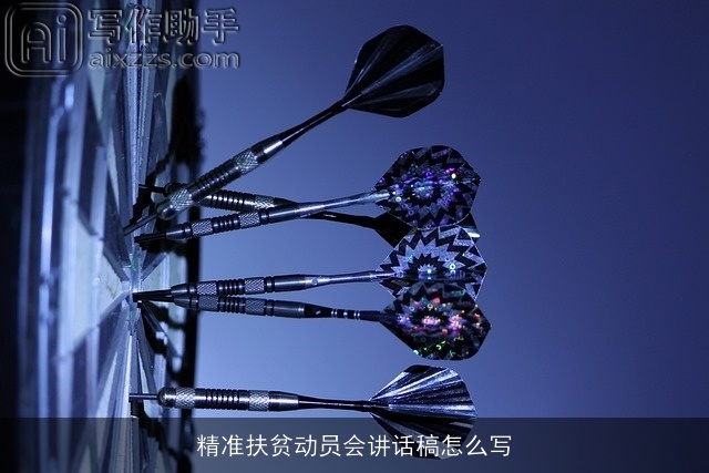 精准扶贫动员会讲话稿怎么写