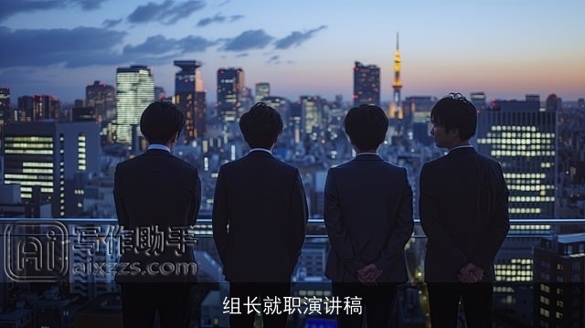 组长就职演讲稿