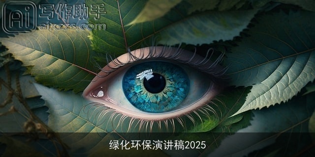 绿化环保演讲稿2025