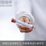 致敬抗疫英雄作文_致敬最美逆行者作文