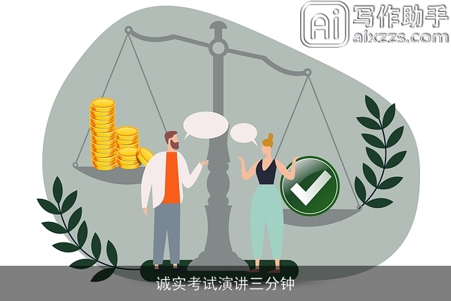 诚实考试演讲三分钟