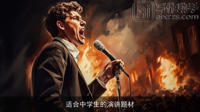 适合中学生的演讲题材