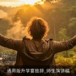 通用版升学宴致辞_师生演讲稿