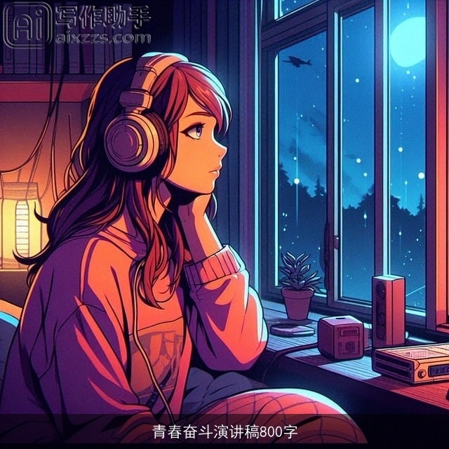 青春奋斗演讲稿800字