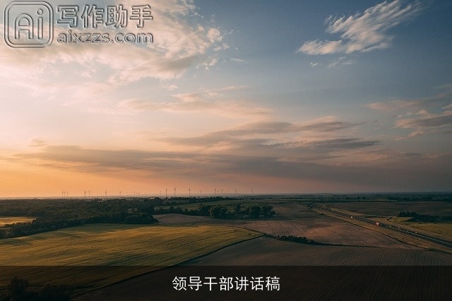 领导干部讲话稿