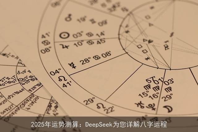2025年××测算：DeepSeek为您详解八字运程