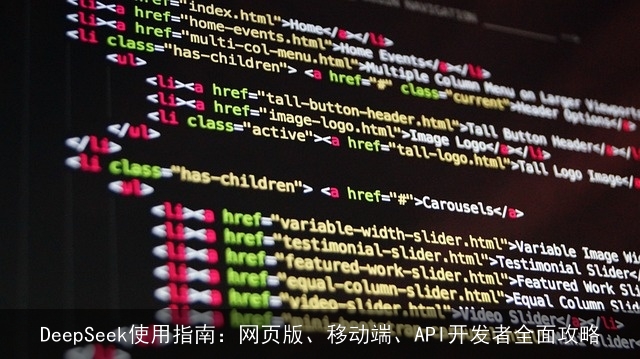 DeepSeek使用指南：网页版、移动端、API开发者全面攻略