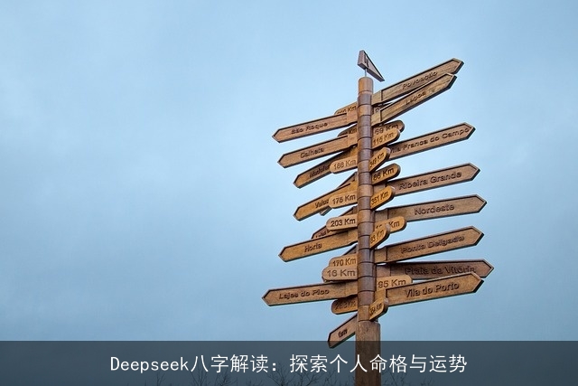 Deepseek八字解读：探索个人命格与××