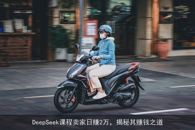 DeepSeek课程卖家日赚2万，揭秘其赚钱之道