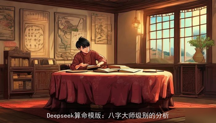 Deepseek××模版：八字大师级别的分析