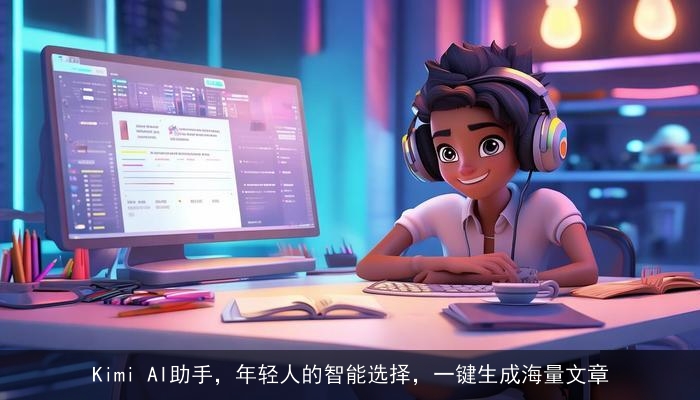Kimi AI助手，年轻人的智能选择，一键生成海量文章