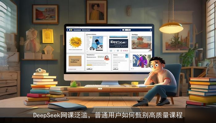 DeepSeek网课泛滥，普通用户如何甄别高质量课程