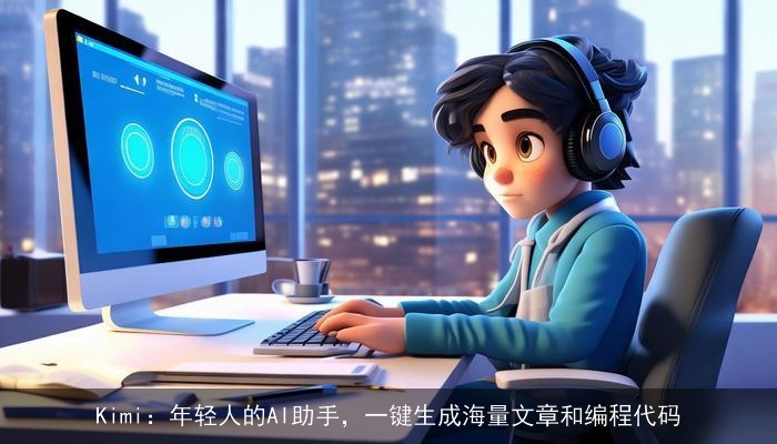 Kimi：年轻人的AI助手，一键生成海量文章和编程代码