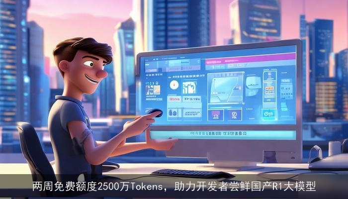 两周免费额度2500万Tokens，助力开发者尝鲜国产R1大模型