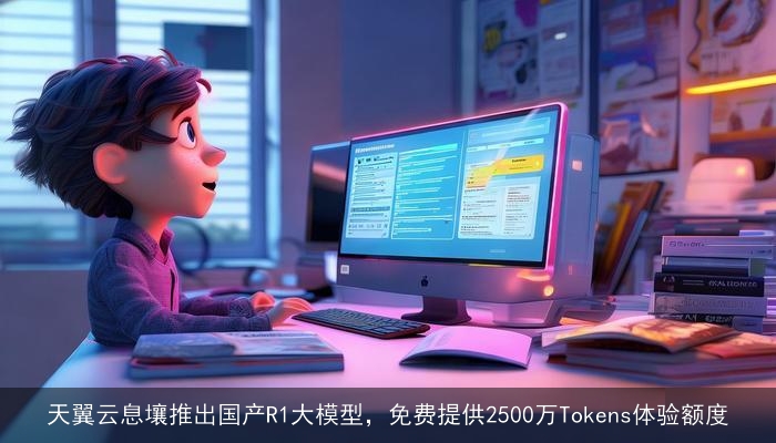 天翼云息壤推出国产R1大模型，免费提供2500万Tokens体验额度