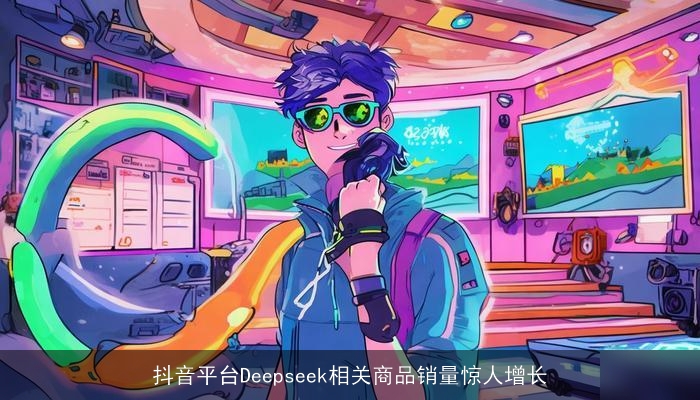 抖音平台Deepseek相关商品销量惊人增长