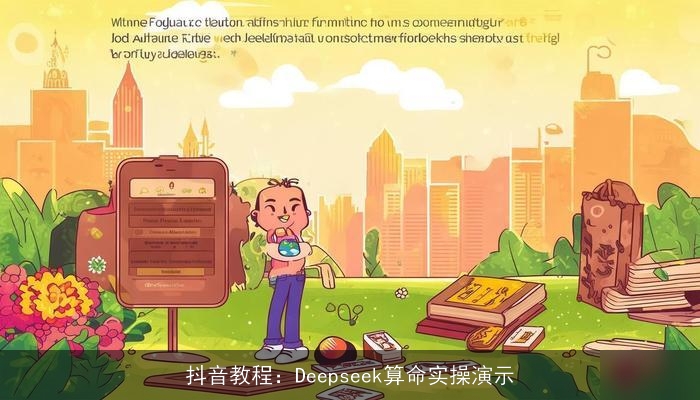 抖音教程：Deepseek算命实操演示