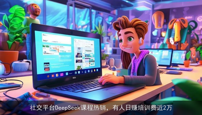 社交平台DeepSeek课程热销，有人日赚培训费近2万