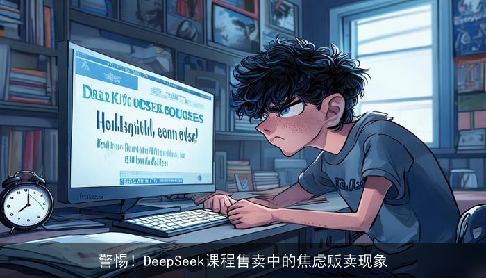 警惕！DeepSeek课程售卖中的焦虑贩卖现象