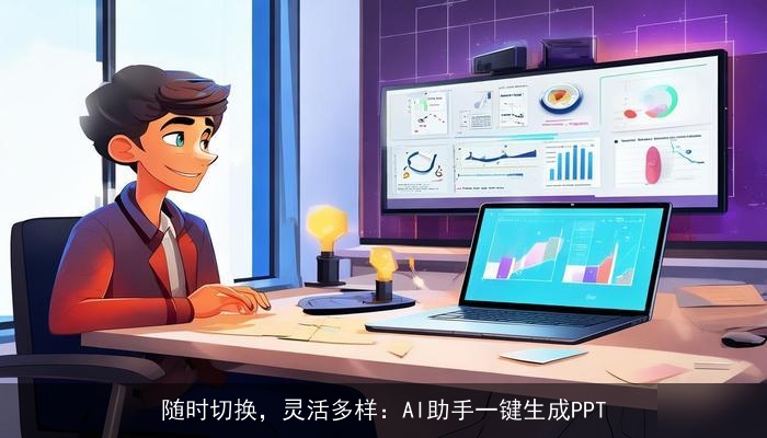 随时切换，灵活多样：AI助手一键生成PPT